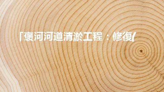 「褒河河道清淤工程：修復(fù)自然生態(tài)、守護(hù)城市安全」